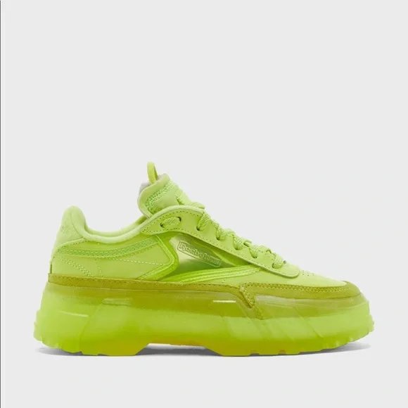 Cardi B Reebok’s neon green
